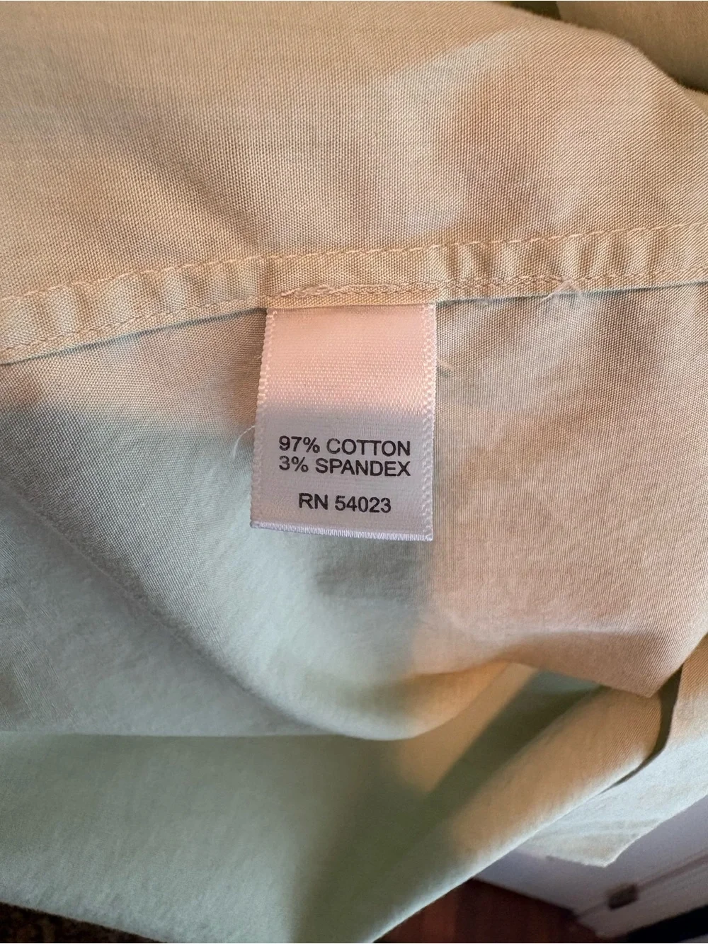 Banana Republic Light Sage Long-Sleeve Button Shirt